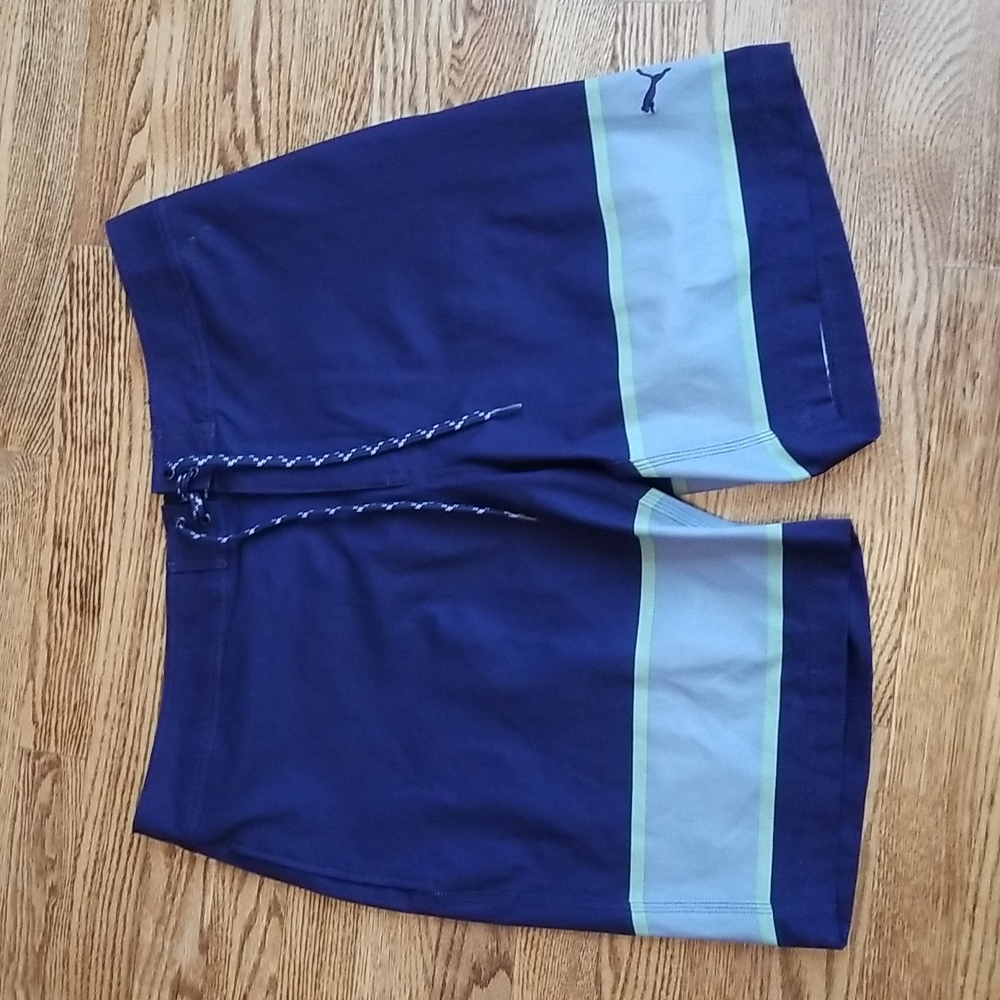 (34W) NWT Puma Men's Dry Cell Hang Ten Board Shorts Swimwear Athleisure Vacation